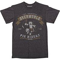 Algopix Similar Product 6 - JINX Minecraft Pig Riders Boys Tee