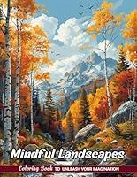 Algopix Similar Product 13 - Mindful Landscapes Coloring Book