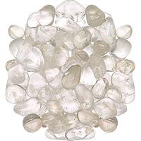 Algopix Similar Product 2 - 1lb Tumbled Clear Quartz Stone Large