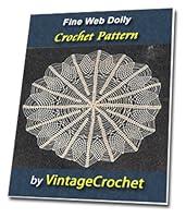 Algopix Similar Product 7 - Fine Web Doily Vintage Crochet Pattern