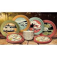 Algopix Similar Product 4 - Camp Casual (CC-001) 12-Piece Dish Set