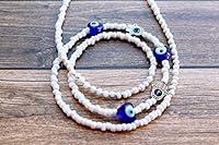Algopix Similar Product 1 - Hasma and Blue Lace Agate African Waist