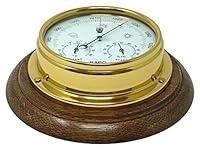Algopix Similar Product 2 - Brass Barometer with Built in