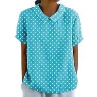 Algopix Similar Product 2 - 2024 Summer Linen Shirts for Women