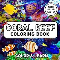 Algopix Similar Product 10 - Coral Reef Coloring Book for Adults and