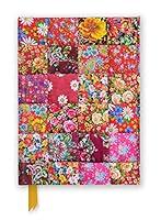 Algopix Similar Product 14 - Floral Patchwork Quilt Foiled Journal