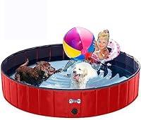 Algopix Similar Product 6 - VHANVER Foldable Dog Pool Collapsible