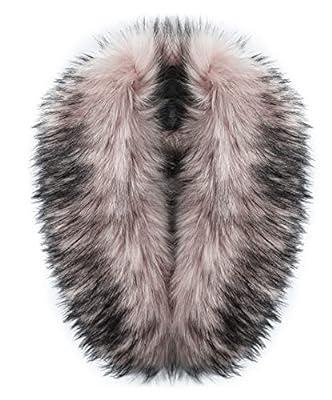 Best Deal for MAGIMODAC Faux Fur Collar detachable Hood Trim Replacement