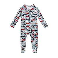 Algopix Similar Product 18 - Posh Peanut Footie Zippered Baby