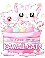 Algopix Similar Product 4 - Anime Coloring Book Kawaii Cats Enjoy