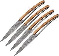 Algopix Similar Product 9 - deejo Steak Knives Titanium Blossom
