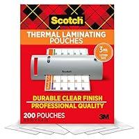 Algopix Similar Product 9 - Scotch Thermal Laminating Pouches 200