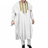 Algopix Similar Product 14 - Traditional Dashiki Set Men Long