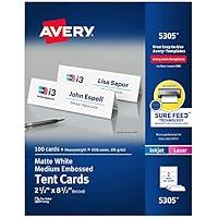 Algopix Similar Product 15 - Avery Printable Tent Cards with Sure