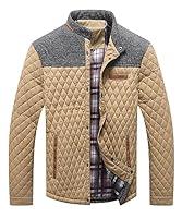 Algopix Similar Product 9 - HYPESTFIT Mens Diamond Quilted Puffer