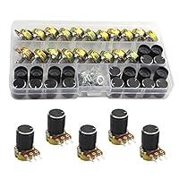 Algopix Similar Product 6 - WMYCONGCONG 20 PCS B10K 10K Ohm Knurled