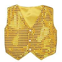 Algopix Similar Product 6 - TiaoBug Kids Girls Sequins Hip Hop Jazz