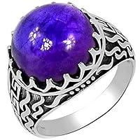 Algopix Similar Product 1 - Natural Cabochan Amethyst 925 Solid
