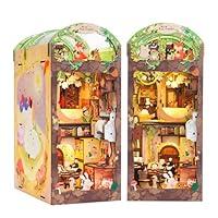 Algopix Similar Product 2 - CUTEBEE Book Nook Kit DIY Miniature