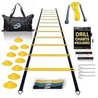 Algopix Similar Product 14 - Invincible Fitness Agility Ladder Set 