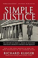 Algopix Similar Product 16 - Simple Justice The History of Brown v