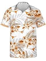 Algopix Similar Product 15 - Texas Hawaiian Shirt for Men Longhorns