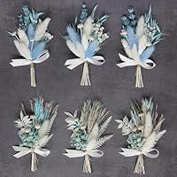 Algopix Similar Product 11 - Mini Dried Flower Bouquet Set of 6 for