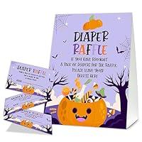 Algopix Similar Product 15 - Halloween Baby Shower Game Set Pumpkin