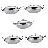 Algopix Similar Product 8 - MAGICLULU 5 Sets Stainless Steel Pot