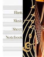 Algopix Similar Product 7 - Blank Music Sheet Notebook Blank Sheet