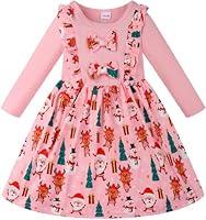 Algopix Similar Product 10 - Toddler Girls Christmas Dress Kids