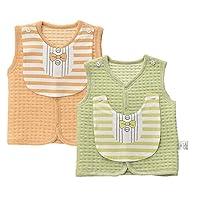 Algopix Similar Product 10 - luyusbaby Baby Cotton Warm Vests Unisex