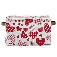 Algopix Similar Product 5 - Valentines Day Hearts Storage Basket