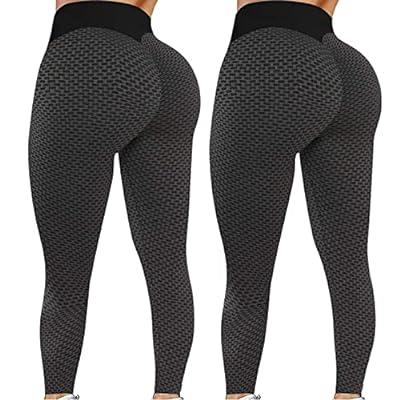 Women Butt Lift Tik Tok Leggings With Pockets Anti-Cellulite Yoga Pants  Fitness