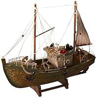 Algopix Similar Product 10 - Fishing Boat Model 12.5x4x11”