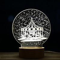 Algopix Similar Product 11 - Gift Christmas 3D Optical Illusion
