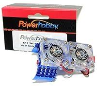 Algopix Similar Product 1 - Powerhobby Aluminum Motor Heatsink Twin