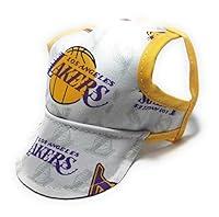 Algopix Similar Product 12 - Dog Hat - Lakers Sports Fabric