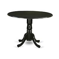Algopix Similar Product 7 - East West Furniture Modern DLTBLKTP