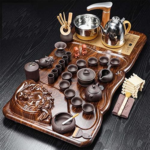 Fortune Cat Pattern Tea Brewing Set Traditional Kung Fu Tea