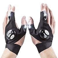 Algopix Similar Product 1 - Flashlight Gloves  Tactical LED Light