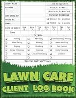 Algopix Similar Product 4 - Lawn Care Client Log Book Detailed