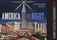 Algopix Similar Product 8 - America at Night: 30 Oversized Postcards