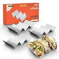 Algopix Similar Product 2 - Pack of 4  Stainless Steel Taco Holder