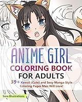 Algopix Similar Product 8 - Anime Girl Coloring Book For Adults