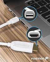 Algopix Similar Product 1 - Mini DisplayPort to HDMI 6 FT Fosmon
