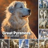 Algopix Similar Product 15 - Great Pyrenees Calendar 2025 365 Days