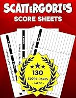 Algopix Similar Product 18 - Scattergories Score Sheets 130 Large