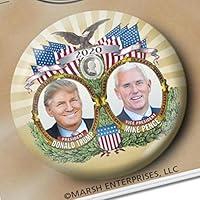 Algopix Similar Product 20 - Donald Trump 3 Inch Large Button  Gold
