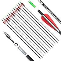 Algopix Similar Product 3 - ANTSIR 30Inch Archery Carbon Arrow for